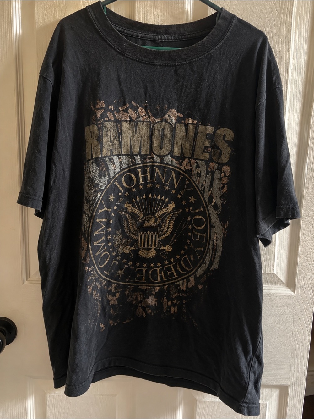 Ramones Black Graphic Short-Sleeve Tee